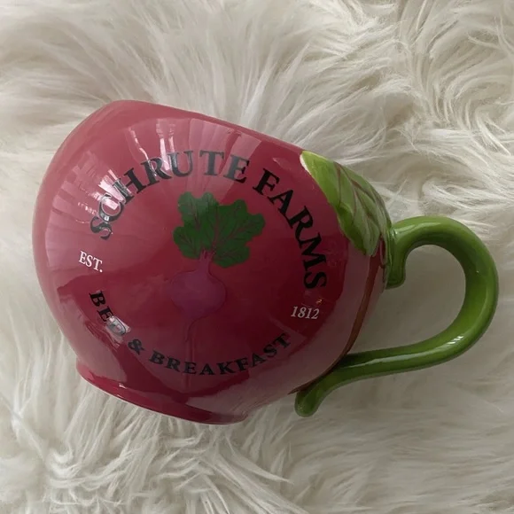 The Office Schrute Farms Beets Sculpted Ceramic 20oz Mug - Picture 2 of 12